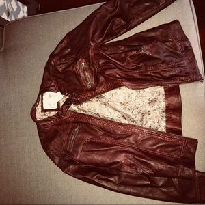 women’s leather jacket